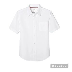 🌼🌼French Toast boys short sleeve classic poplin dress shirt. Preloved 14🌼🌼